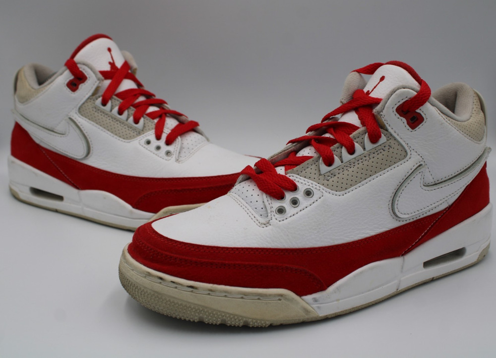 Size 8 - Jordan 3 Retro Tinker White University Red - CJ0939-100